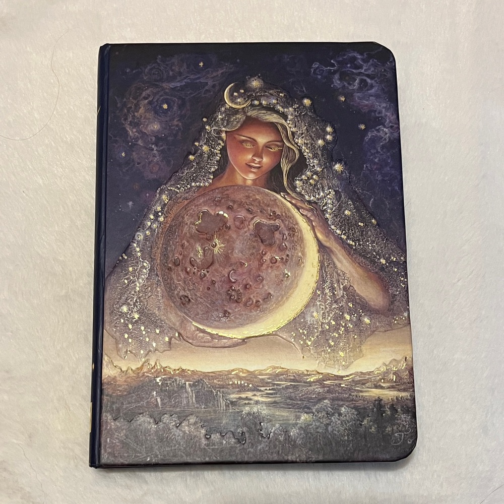 Celestial Themed Journal with Moon Design
